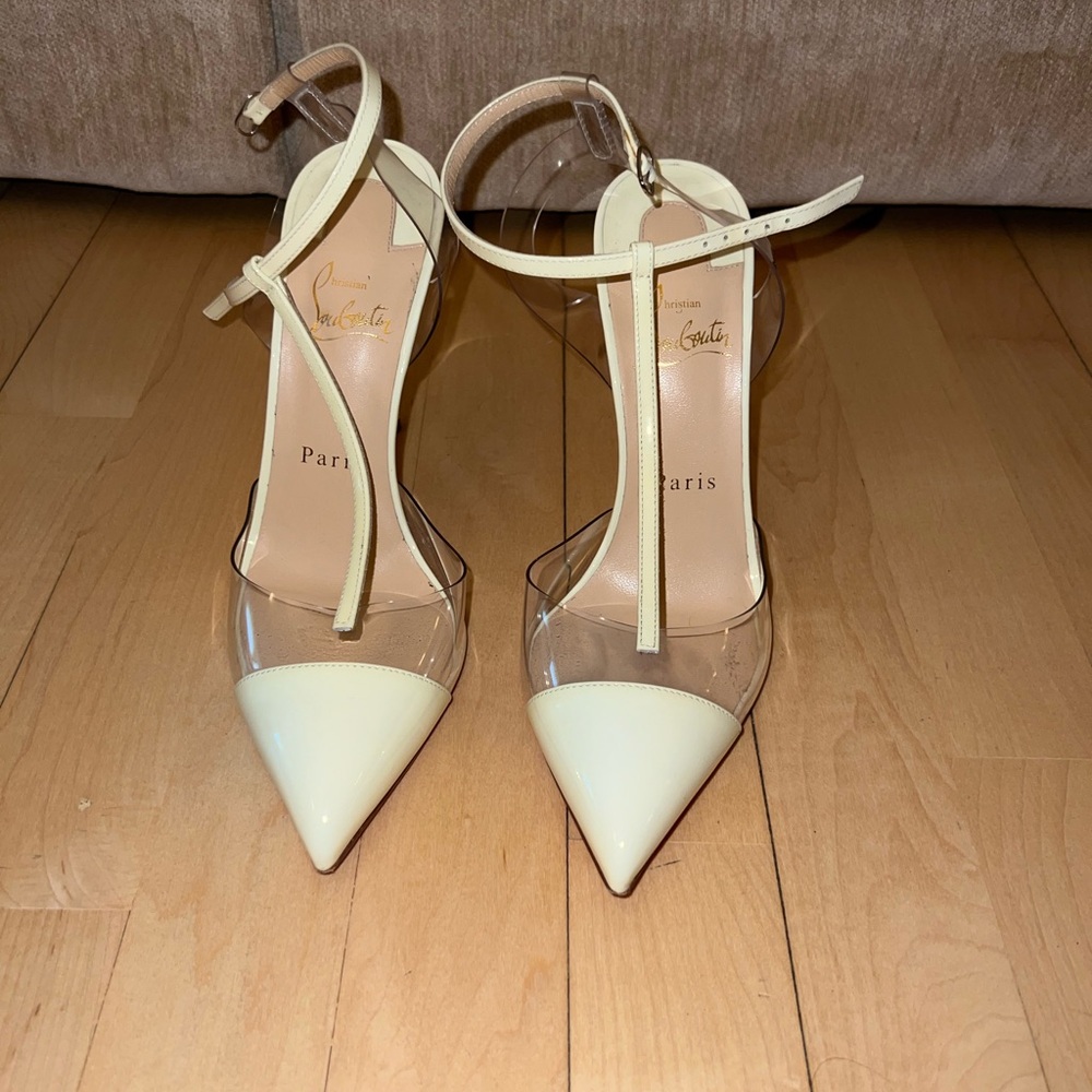 Christian Louboutin Nosy Strass 100 patent